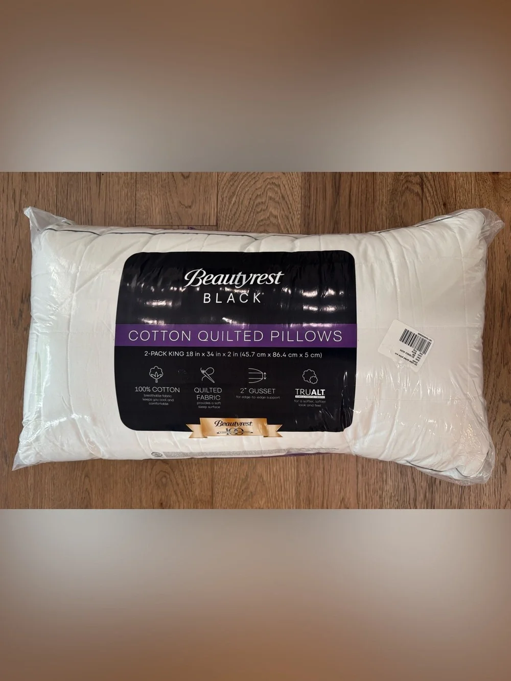 🎉LAST CHANCE🎉BEAUTYREST BLACK 2pk Luxurious Down Alternative Pillows